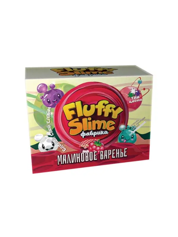 Создай Слайм. Флаффи слайм-фабрика Создай Слайм. Флаффи слайм-фабрика "Малиновое варенье" 3 слайма 3 цвета.