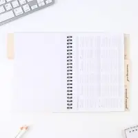 Планинг-ежедневник «Учителю, который вдохновляет», формат А5, 45 листов, мягкая обложка на спирали с разделителями