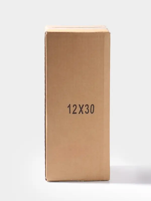 Ваза пластик настольная "Альваро" геометрия, 30х12 см, прозрачный