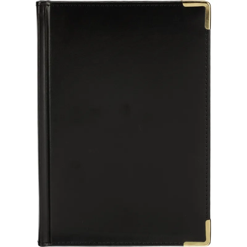 Ежедневник недатированный А5+, 145х205,Sidney Nebraska,чер,з.уг 3-128/17