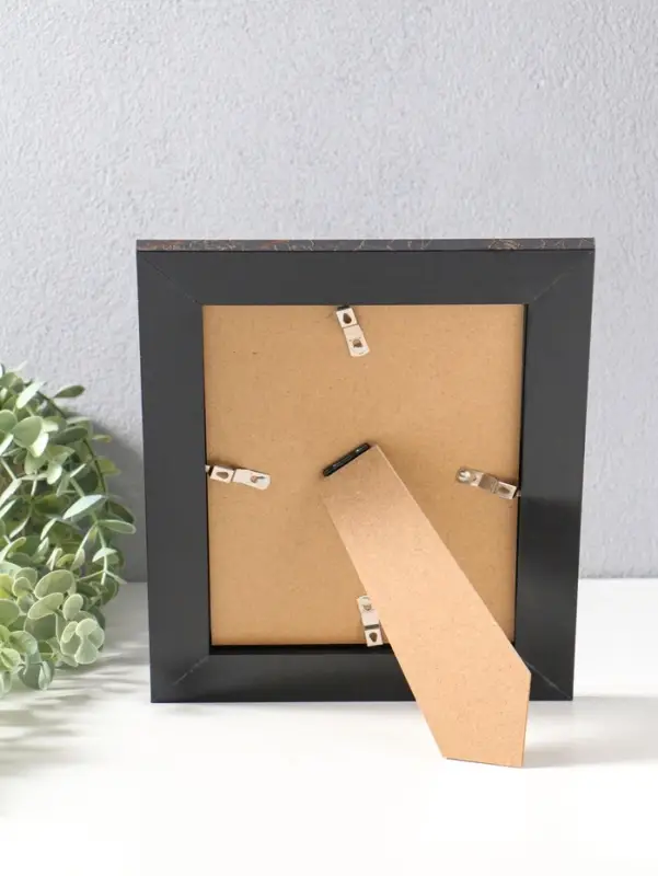 Фоторамка пластик 15х20 см "Гедеон" чёрный с золотом 26х21х2 см