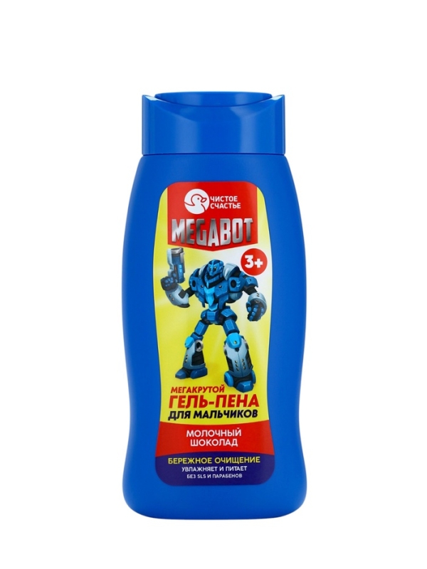 Набор детский  Набор детский "MEGABOT", гель-пена 250 мл, раскраска А5