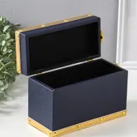 Шкатулка дерево "Синий туман" 20х9х14 см