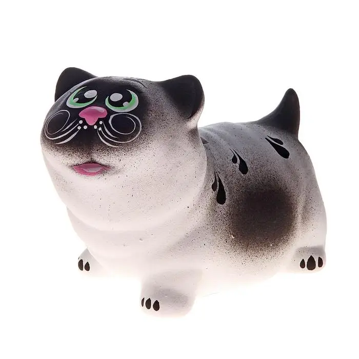 Копилка для денег «Кот-бегемот», керамика, 11×8×10 см Копилка для денег «Кот-бегемот», керамика, 11×8×10 см