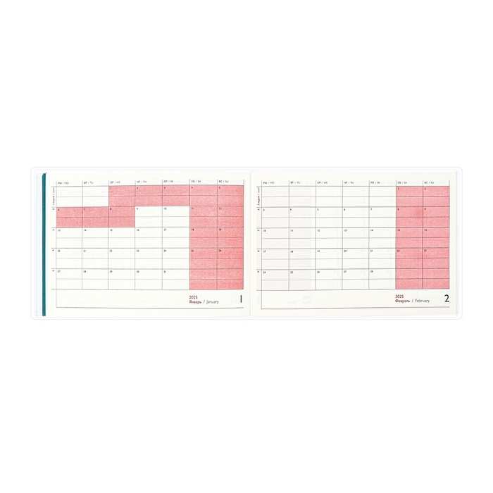 Еженедельник датир 2025г 180х127мм мягк обл ПВХ 64л ESCALADA ЗМЕЯ ЗЕЛЁНАЯ, кр бл 70 г/м² Еженедельник датир 2025г 180х127мм мягк обл ПВХ 64л ESCALADA ЗМЕЯ ЗЕЛЁНАЯ, кр бл 70 г/м²