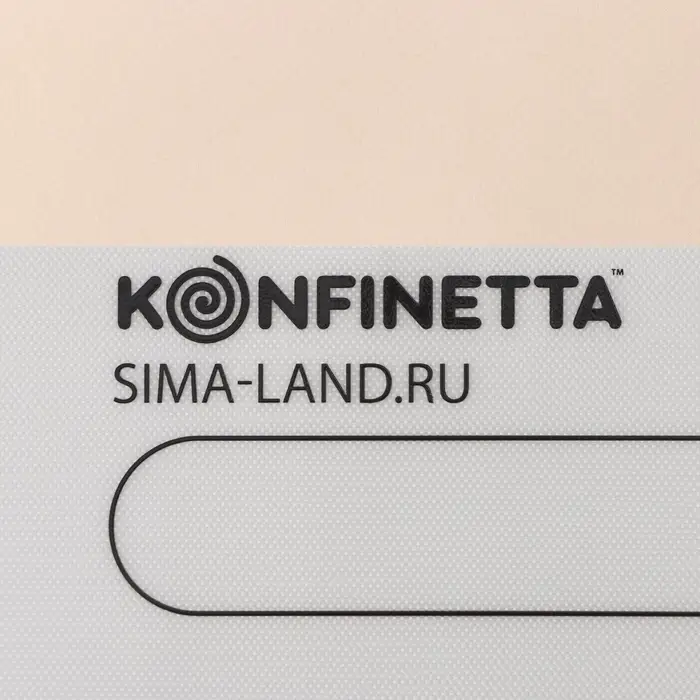 Коврик для выпечки армированный KONFINETTA &laquo;Эклер&raquo;, силикон, 38&times;28 см, 0.4 мм, белый