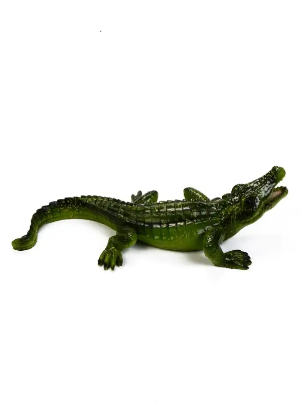 Садовая фигура из полистоуна &laquo;Крокодил&raquo;, 35&times;15&times;7 см, Greengo