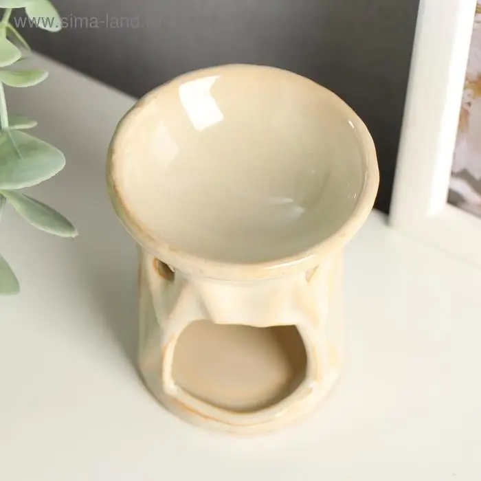 Аромалампа керамика "Ромбы" МИКС 7,5х6,5х6,5 см