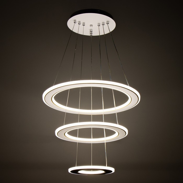 Люстра BayerLux 2678/3 LED 200Вт 3000-6000К белый 47х47х33 см Люстра BayerLux 2678/3 LED 200Вт 3000-6000К белый 47х47х33 см