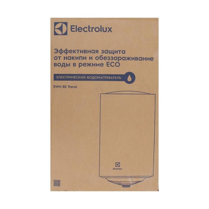 Водонагреватель Electrolux EWH 80 Trend, накопительный, 1.5 кВт, 80 л, белый Водонагреватель Electrolux EWH 80 Trend, накопительный, 1.5 кВт, 80 л, белый