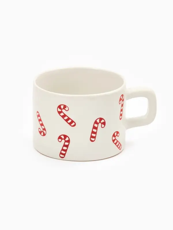 Кружка керамическая новогодняя «Загадай желание», 320 мл, ручная работа