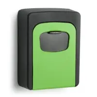 Сейф-ключница кодовая ТУНДРА, металлическая, усиленная, зелёный