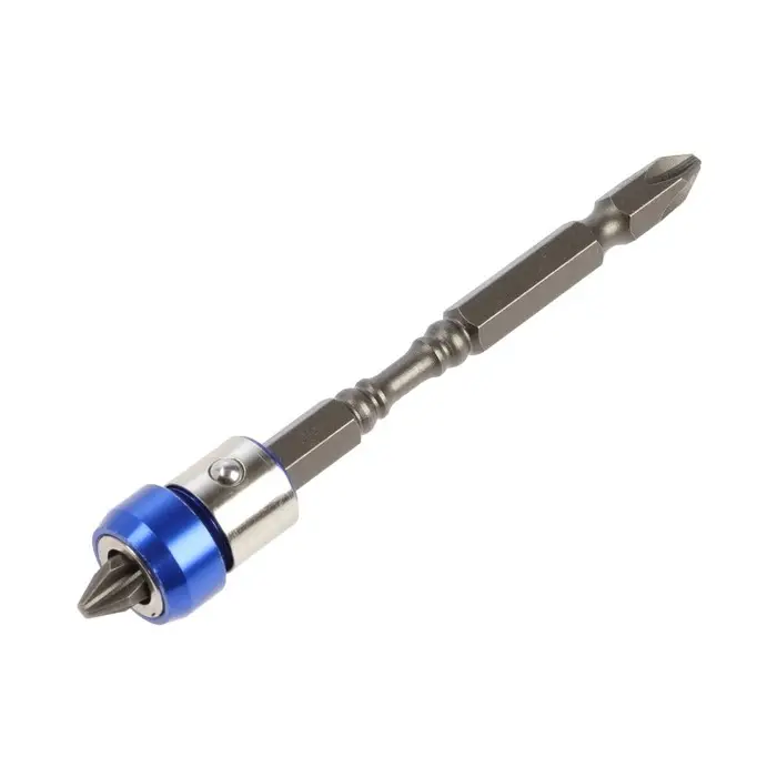 Набор бит ТУНДРА, сталь S2, круглый магнит, двухсторонняя, PH2&times;65 и 100 мм, 2 шт.