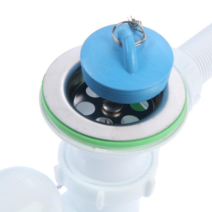 Сифон для ванны Akvater, 1 1/2 Сифон для ванны Akvater, 1 1/2" х 40 мм, регулируемый, без гофры