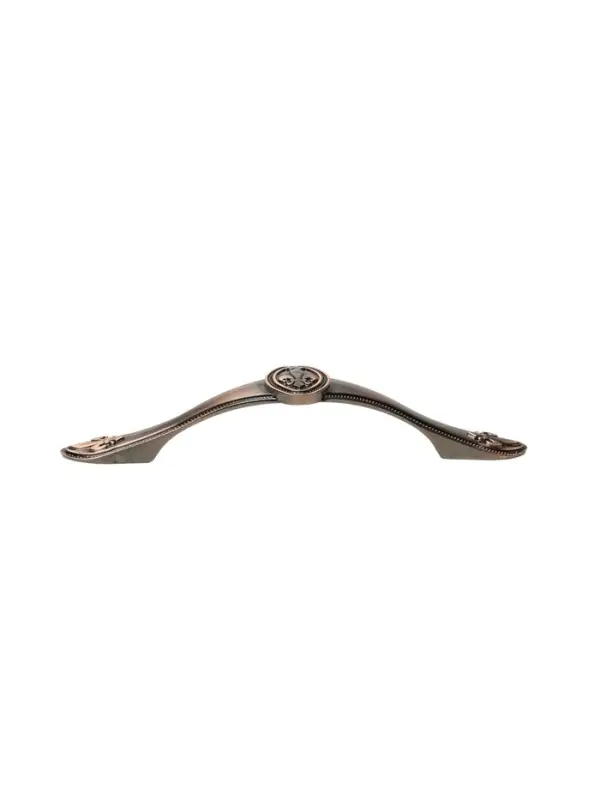 Ручка-скоба мебельная PC174, м/о 96 мм, цвет медь