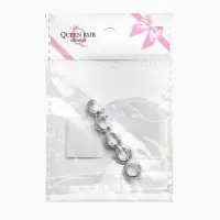 Шарм разделитель для бусин &laquo;Солнце&raquo;, белый в серебре