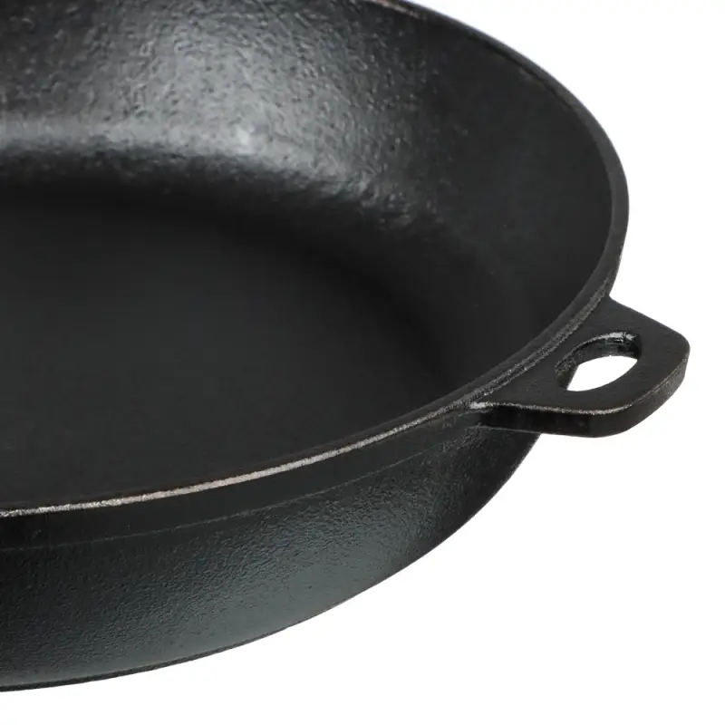 VETTA Сковорода чугун, d22х5см, деревянная ручка, индукция