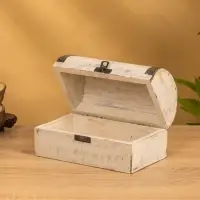 Сундучок "Солнце ацтеков" 19х12х11 см, манговое дерево, белый антик Сундучок "Солнце ацтеков" 19х12х11 см, манговое дерево, белый антик