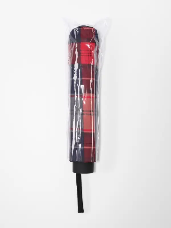 Зонт механический &laquo;Клетки&raquo;, эпонж, 4 сложения, 10 спиц, R=53/61 см, d=106 см, МИКС