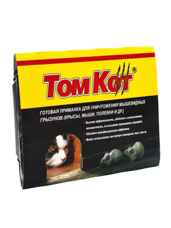 Гелеобразная приманка + зерно от грызунов &laquo;Джели&raquo;, контейнер, 100 г + 150 г, &laquo;ТОМ КОТ БРО&raquo;