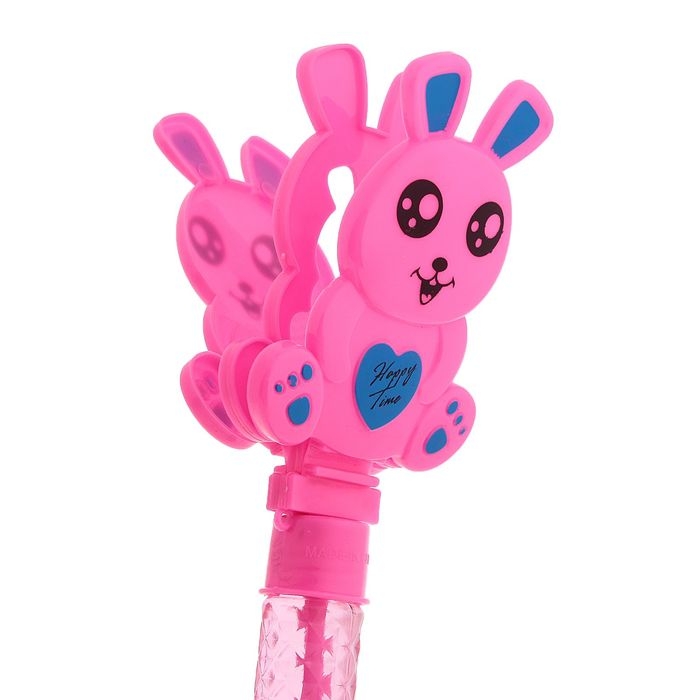 Мыльные пузыри трещотка «Милый зайчик», 70 мл, цвета МИКС Мыльные пузыри трещотка «Милый зайчик», 70 мл, цвета МИКС