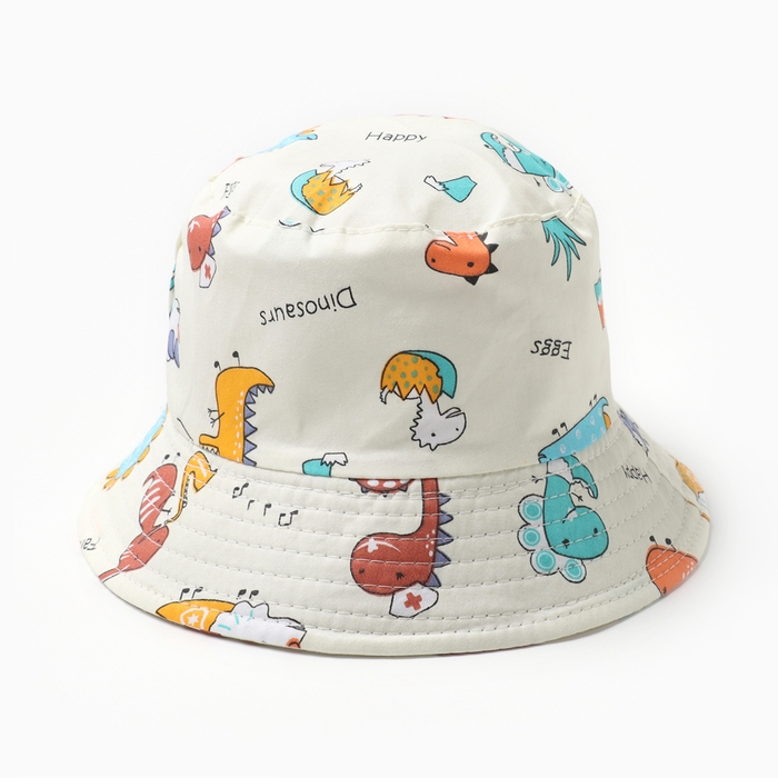 Панама детская KAFTAN Панама детская KAFTAN "Дино" р.52 белый