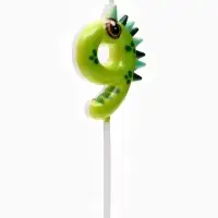 Свеча для торта цифра 9 «Зверюшки», 5 см Свеча для торта цифра 9 «Зверюшки», 5 см