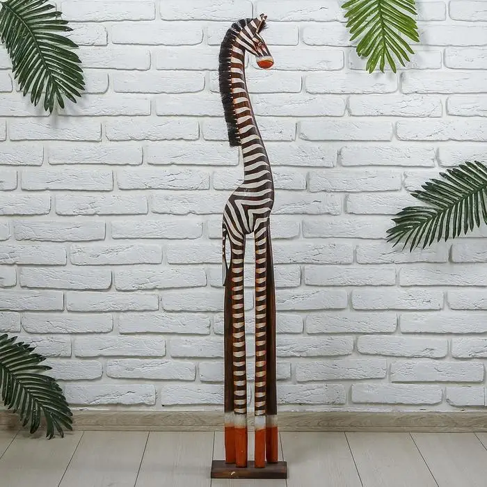 Сувенир дерево  Сувенир дерево "Зебра" 20х12х120 см