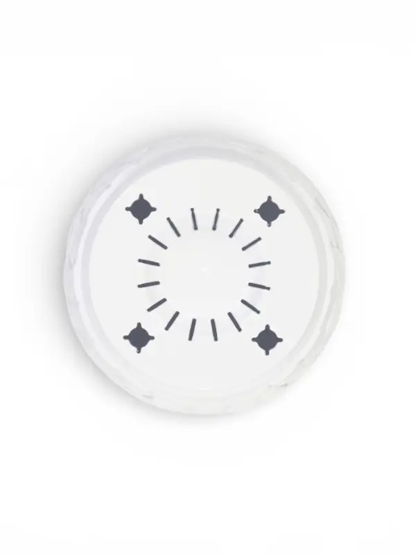 Горшок для цветов с поддоном &laquo;Камешки&raquo;, 5 л, пластиковый, белый