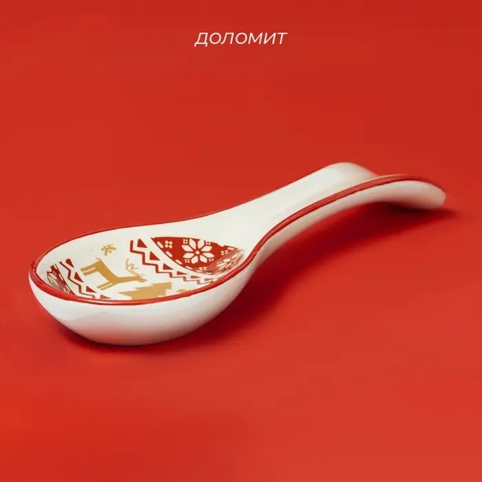 Подставка под ложку новогодняя Доляна &laquo;Финский лес&raquo;, 22.3&times;7.1&times;2.5 см