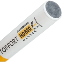 Маркер для агрессивной среды Topfort HD 850 красный 3-7мм скош. наконечник