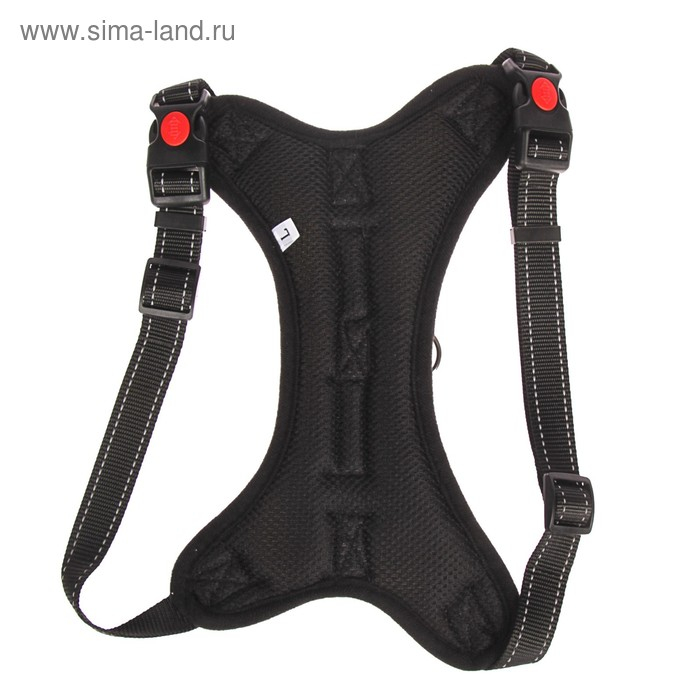 Шлейка К7 мягкая светоотражающая, размер L, ОГ 64-86 см, вес 18- 27,5 кг, хаки Шлейка К7 мягкая светоотражающая, размер L, ОГ 64-86 см, вес 18- 27,5 кг, хаки