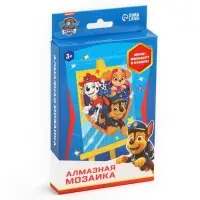 Алмазная мозаика с частичным заполнением для детей &laquo;Щенячий патруль&raquo;, 15&times;10.см