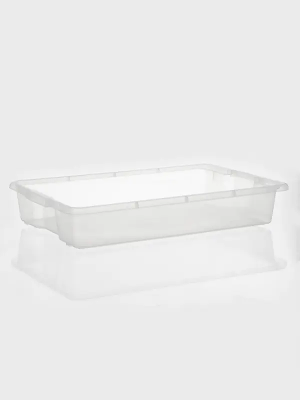 Контейнер для хранения Porter, 18 л, 66&times;42&times;12 см, с крышкой, цвет слоновая кость