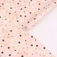 Бумага упаковочная &laquo;Звёзды&raquo;, глянец, 70&times;100 см, 1 лист