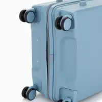 Чемодан на колёсах, 24", кодовый замок, 40&times;24&times;65 см, голубой