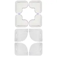 Накладки на углы тм VETTA, треугольные, 4 шт, ПВХ, 4см,&nbsp; 2 дизайна