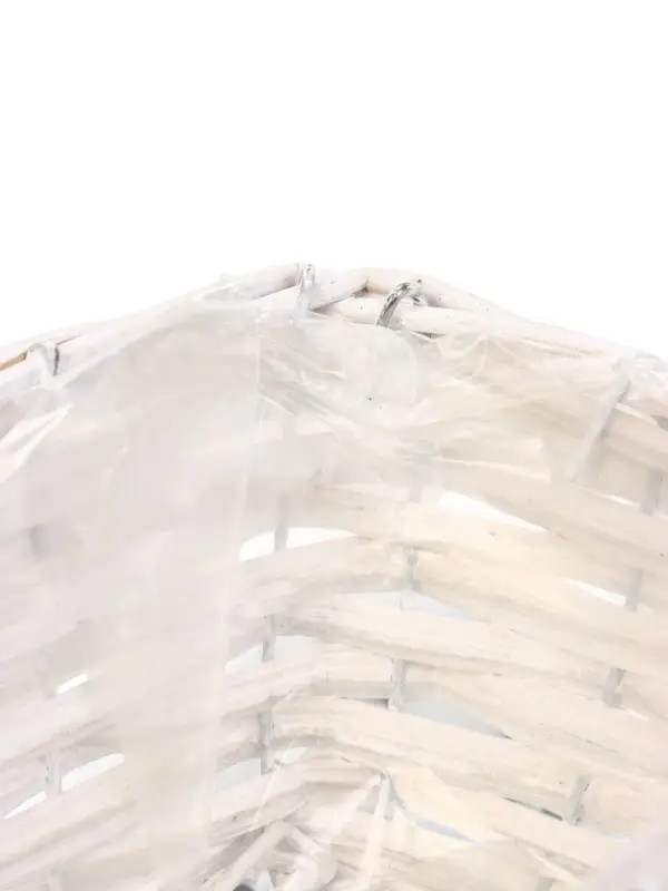 Корзина плетеная (ива)  37 х 15 х 10/30  см белый