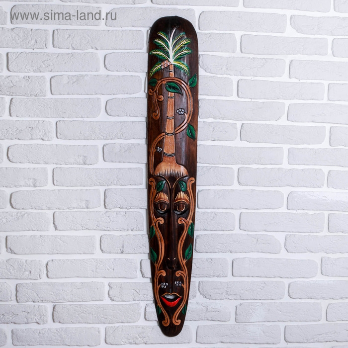 Маска дерево Маска дерево "Джунгли" 100х17х3,5 см