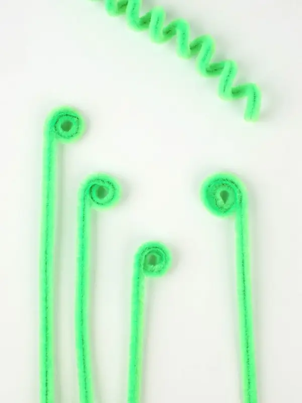 Синельная проволока набор 10 шт., зелёная, 30 см