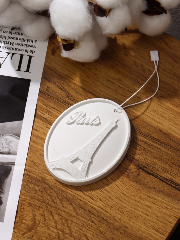 Аромакулон (аромакамень) Аромакулон (аромакамень) "Париж" для локальной ароматизации воздуха арома маслами, 10х8 см, натураль