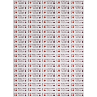 Индикатор стерилизации ПАР ИнТЕСТ-ПФ2 121/25, 134/5, 500 шт., б/ж