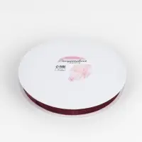 Лента бархатная, 15 мм, 18&plusmn;1 м, бордовая №43