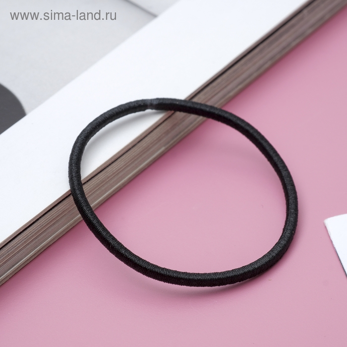 Резинка для волос "Премиум" (набор 30 шт) чёрный