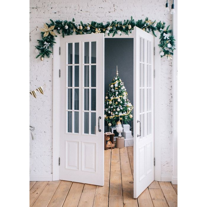 Гирлянда ёлочная "Иней" 270 см 220 веток d-30 см ветка 15х3 см