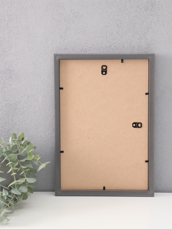 Фоторамка пластик Фоторамка пластик "МИРАМ" 20х30 см, т.серый