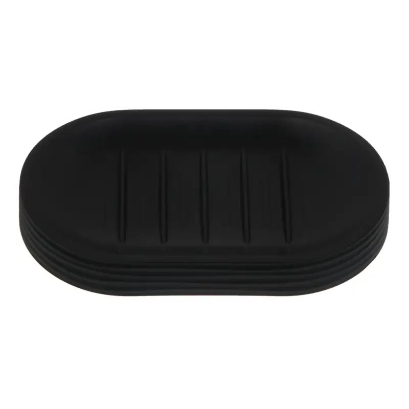 Мыльница тм VETTA Тренто, пластик, PP, черный, 14,5x8,8x2см