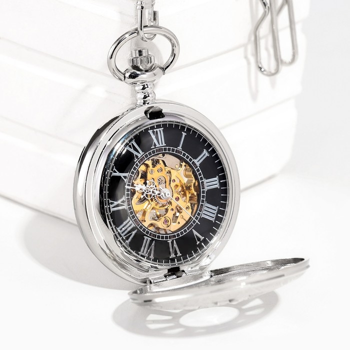 Часы карманные, механические Часы карманные, механические "Классика" d циферблата 3.7 см