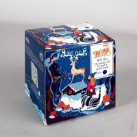 Гирлянда &laquo;Нить&raquo; 10 м, IP20, белая нить, 100 LED, 8 режимов, 220 В, свечение синее