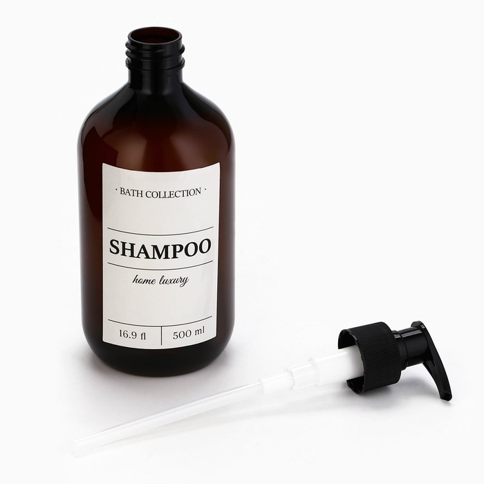 Дозатор для шампуня, кондиционера, геля для душа «Home comfort», 500 мл Дозатор для шампуня, кондиционера, геля для душа «Home comfort», 500 мл